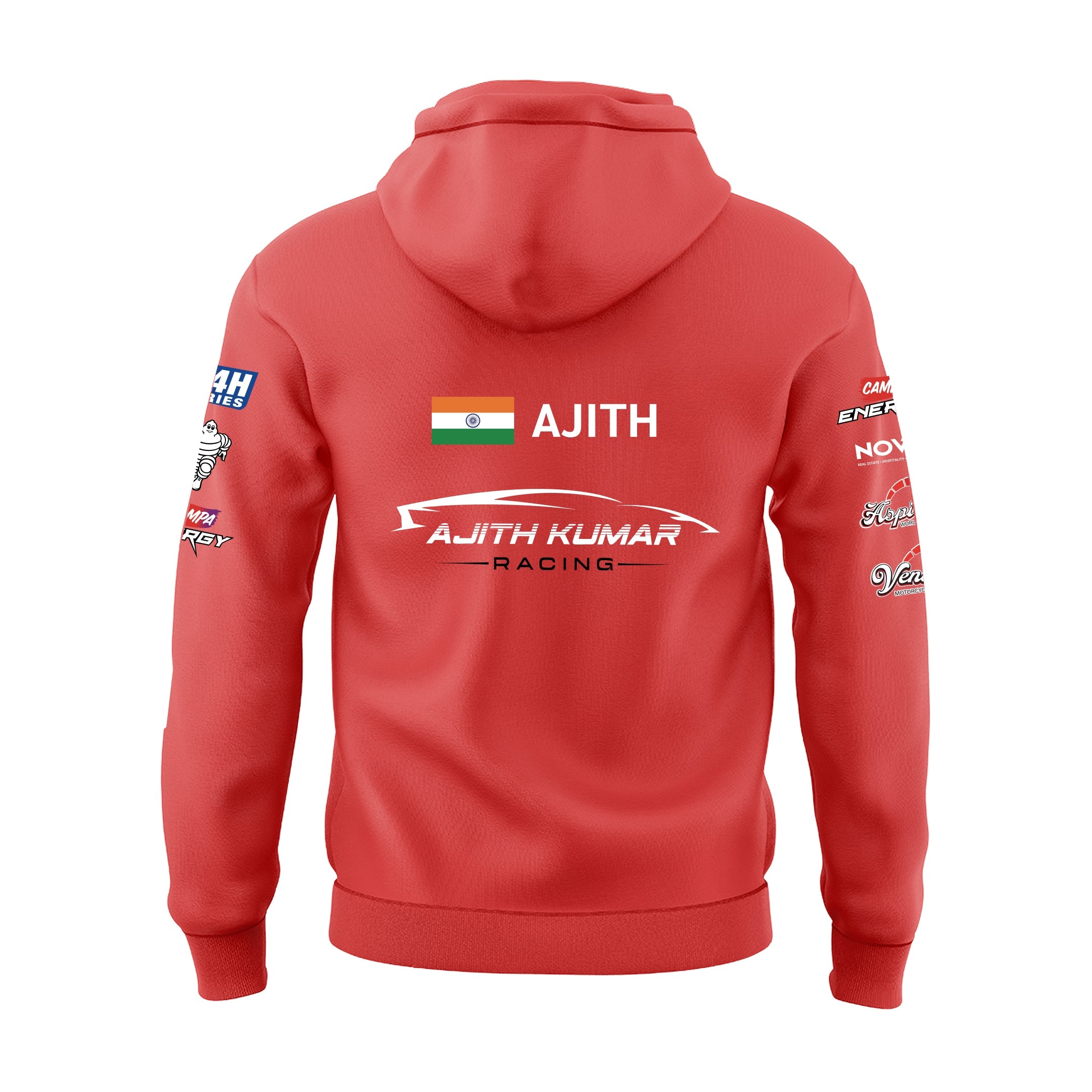 Ajith Kumar Racing Red Hoodie - Dudeme