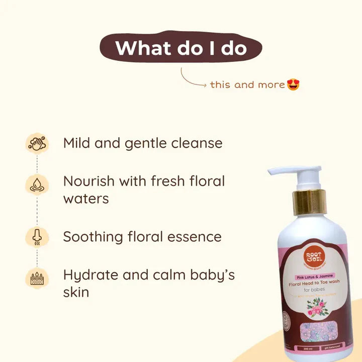 Floral Baby Body Wash Root and Soil