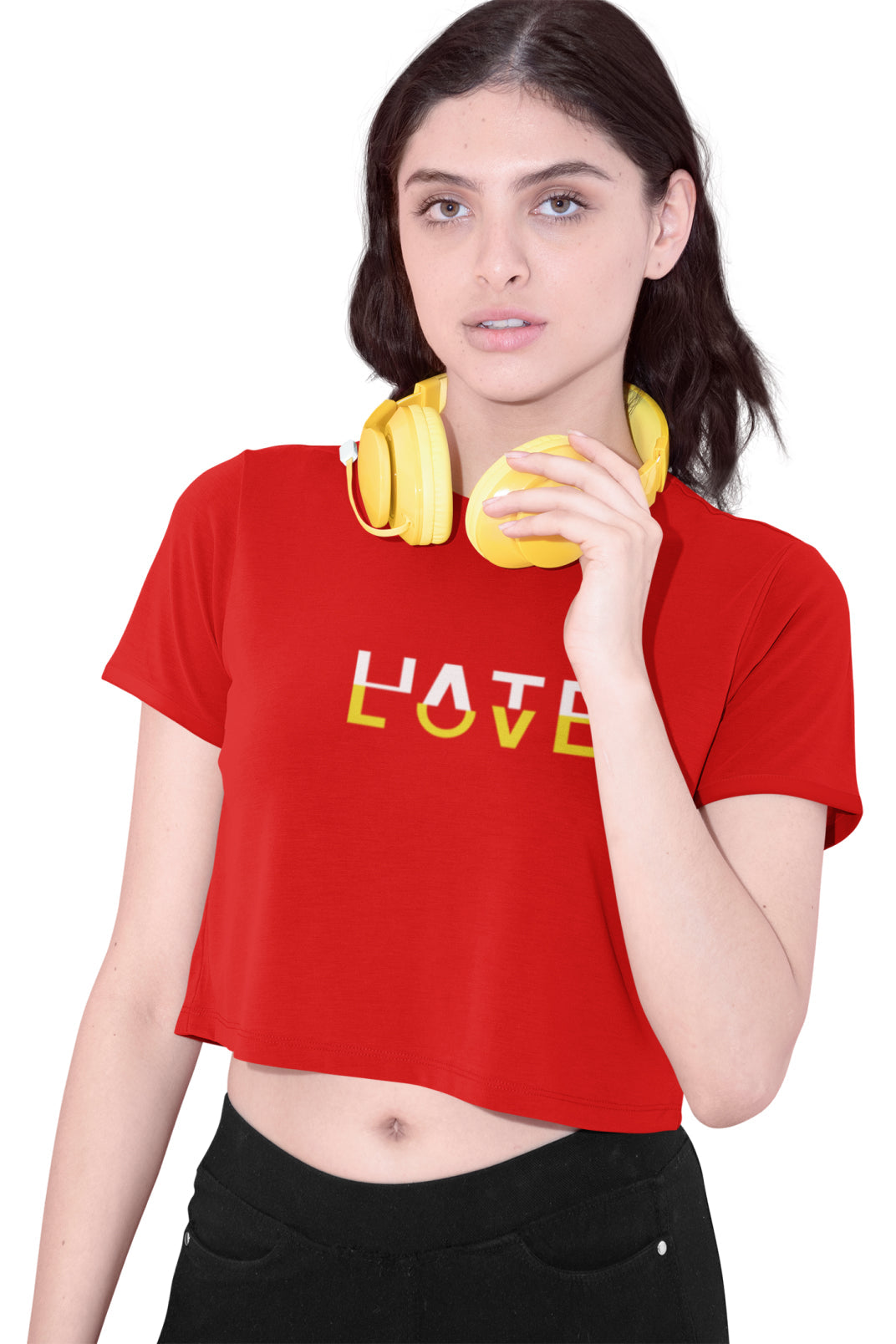 Love Hate - Crop Top
