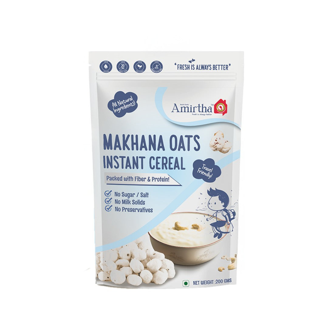 Makhana Oats Cereal - Amirtha Health Foods