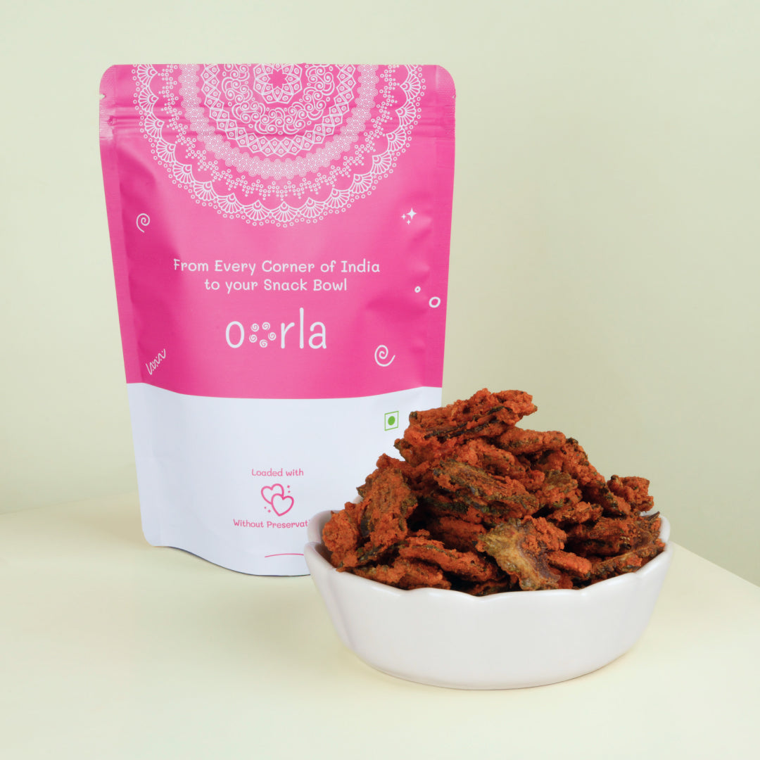 Pavakkai Chips (Bitter Gourd Chips) - Oorla