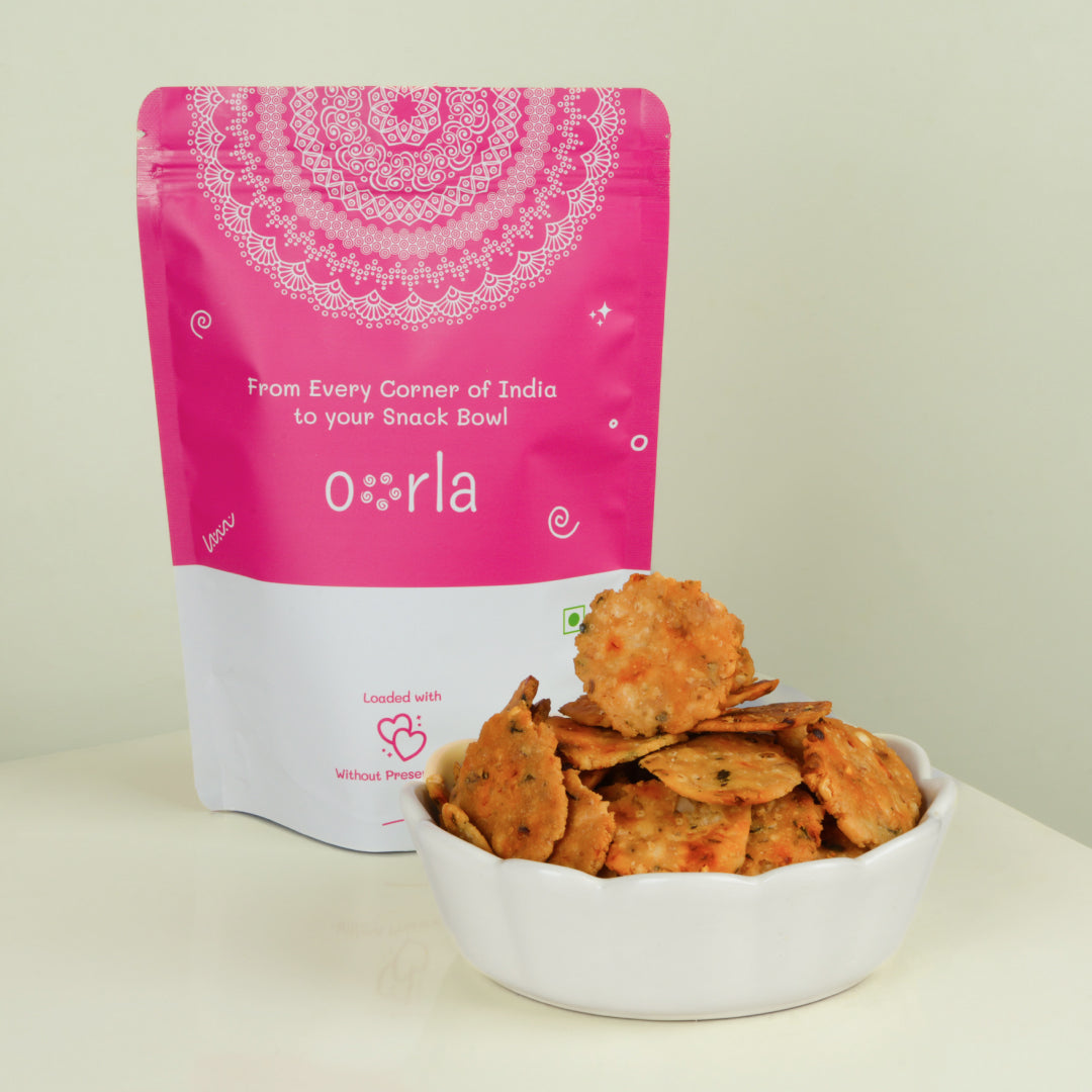 Peanut Thattai Murukku - Oorla