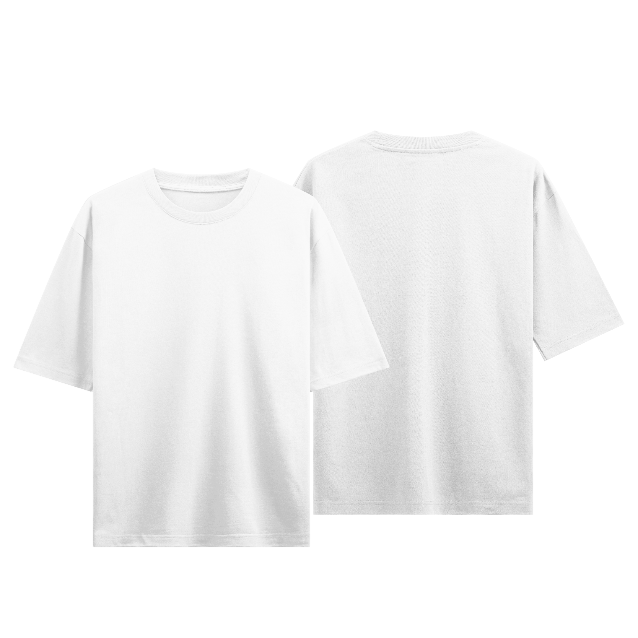 White Unisex Plain T-Shirt - Dudeme