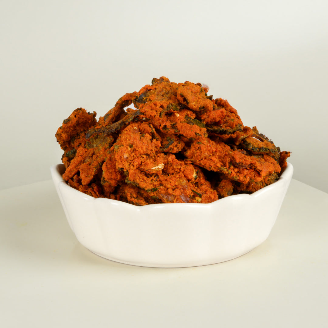 Pavakkai Chips (Bitter Gourd Chips) - Oorla
