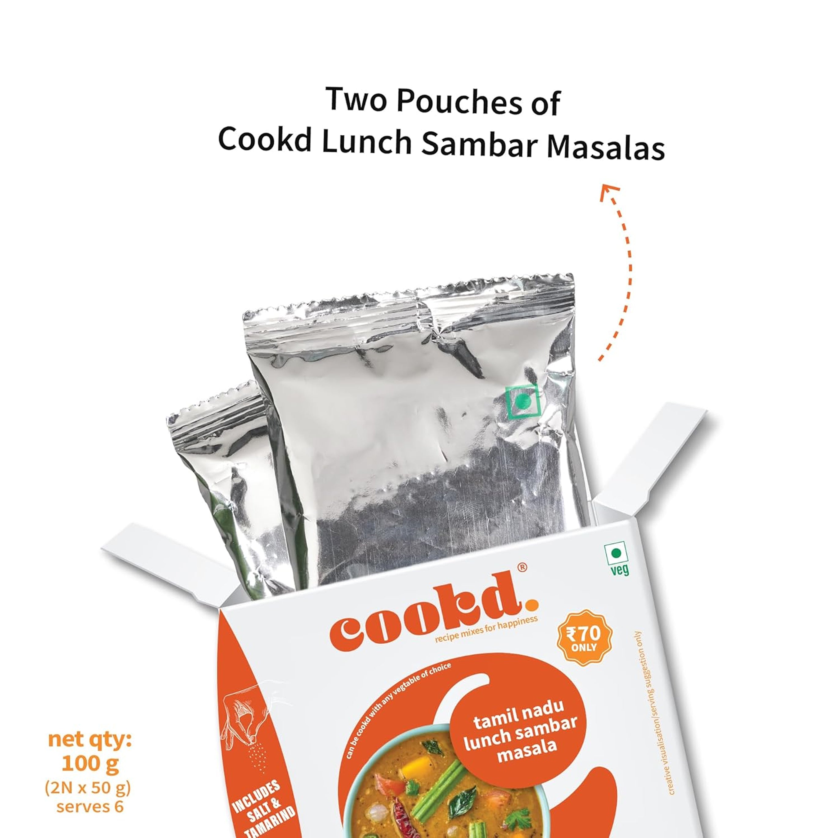 TamilNadu Lunch Sambar Masala - Cookd