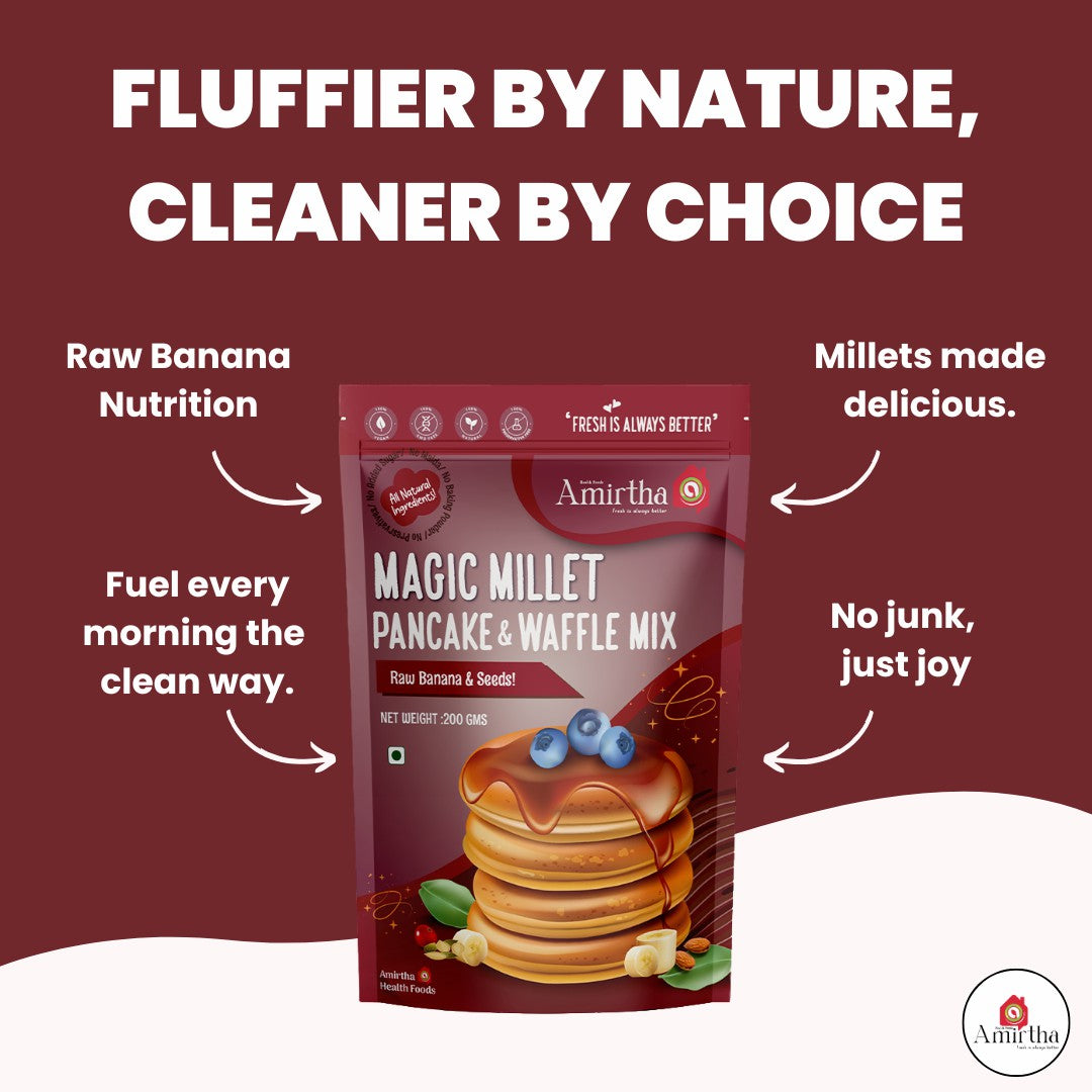 Magic Millet Pancake Mix - Amirtha Health Foods