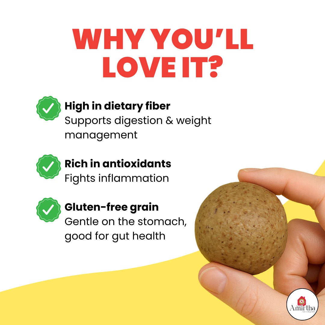 Jowar & Dry Fruits Ladoos - Amirtha Health Foods