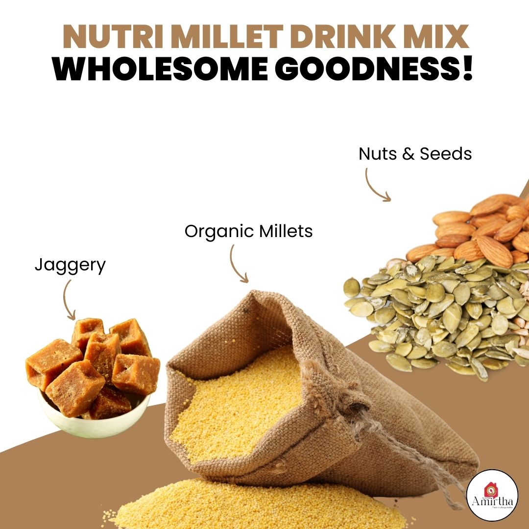 Nutri Millet Drink Mix - Amirtha Health Foods