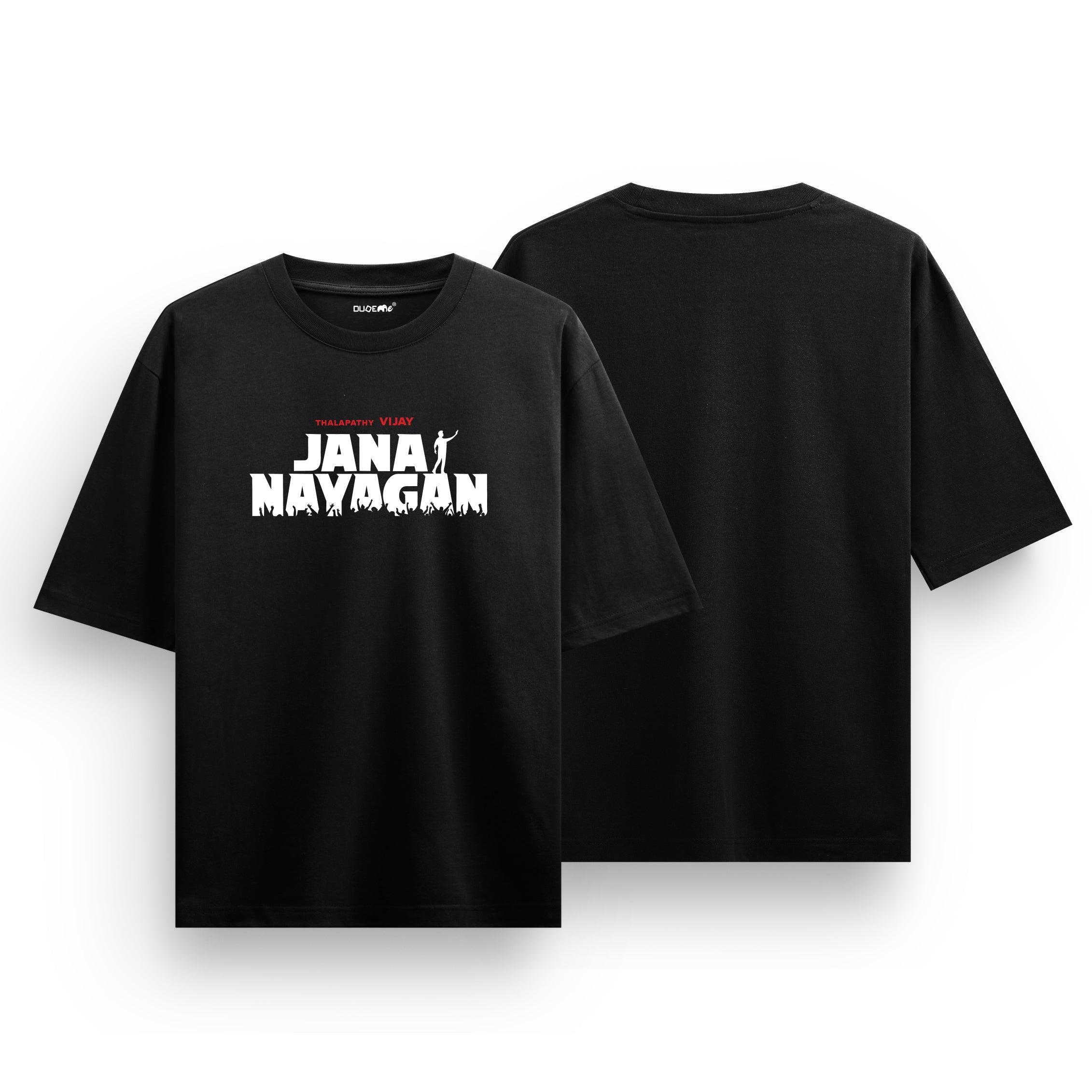 Jana Nayagan Vijay Black T-Shirt - Dudeme