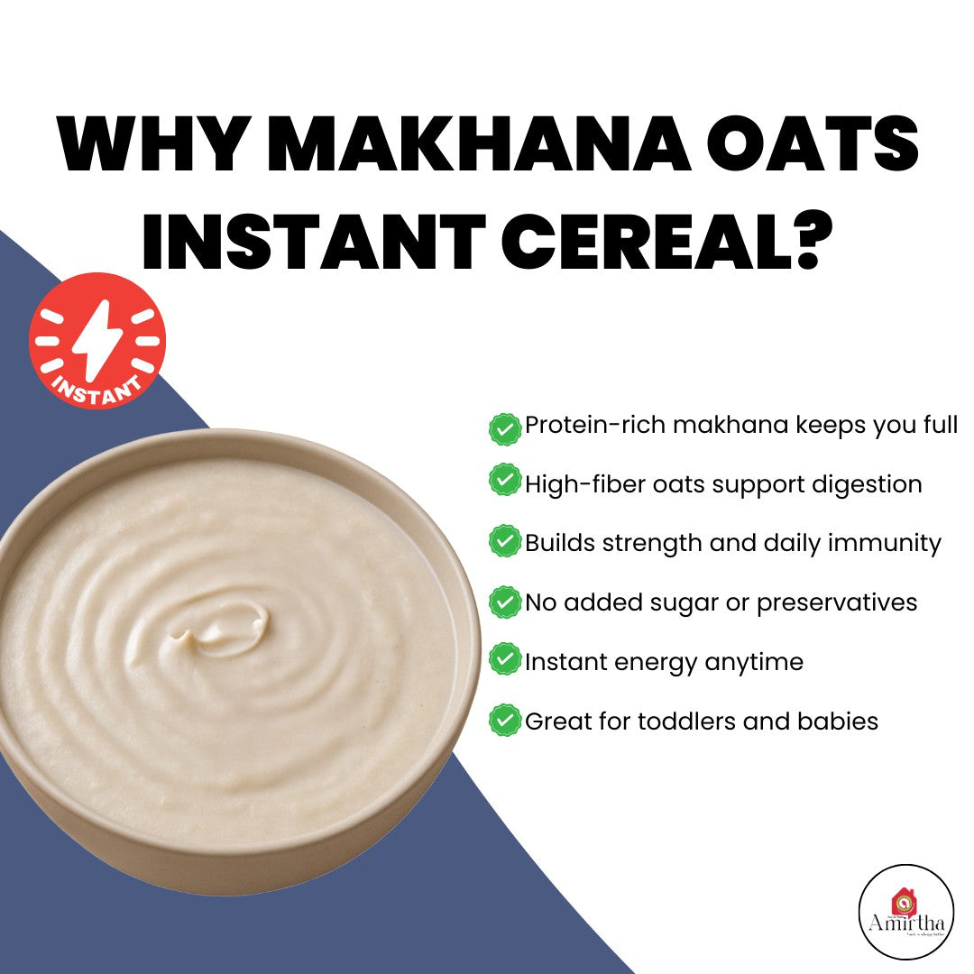 Makhana Oats Cereal - Amirtha Health Foods