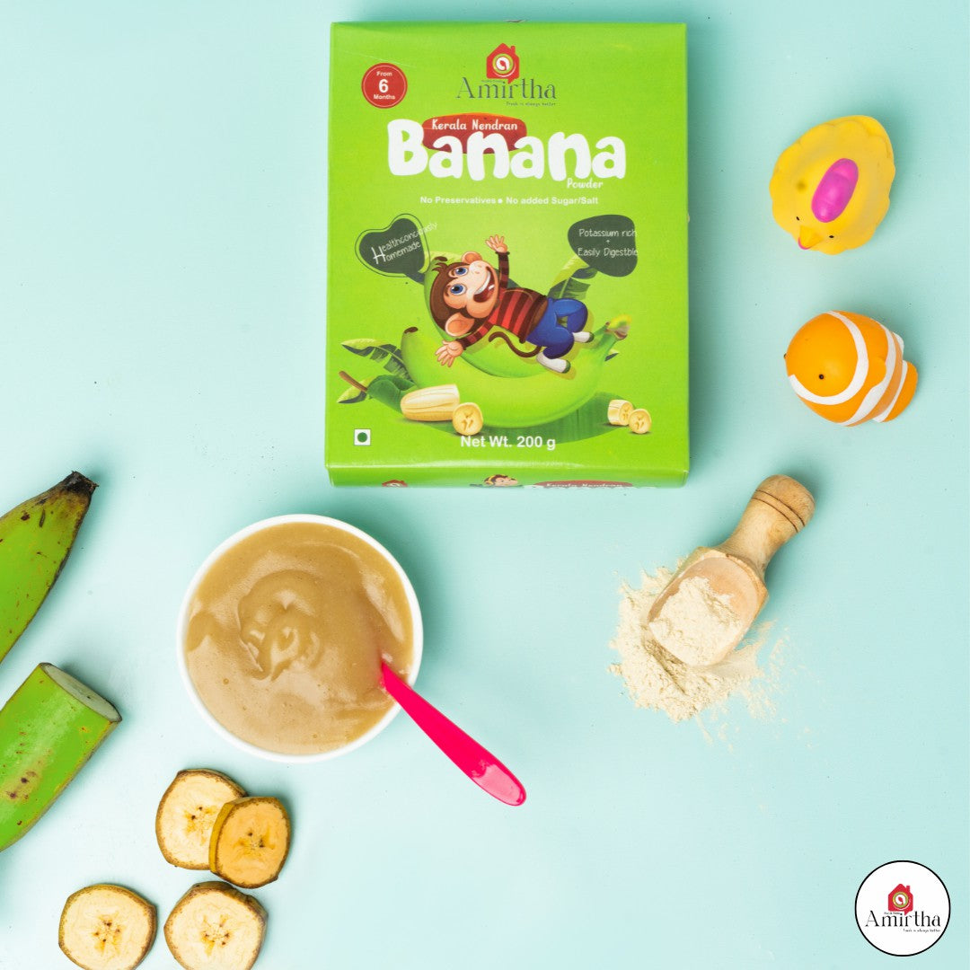 Kerala Nendran Raw Banana Mix - Amirtha Health Foods