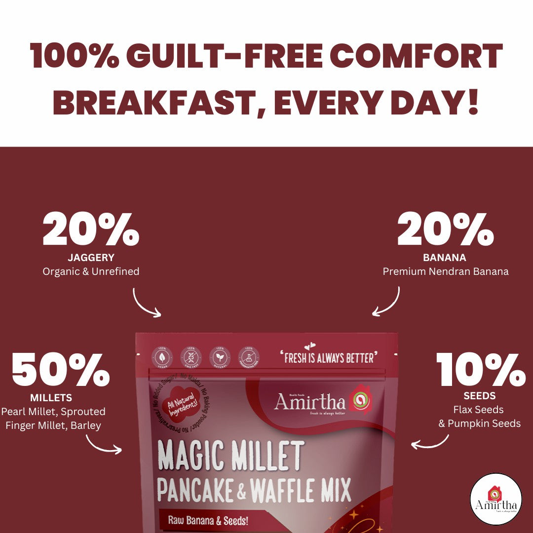 Magic Millet Pancake Mix - Amirtha Health Foods
