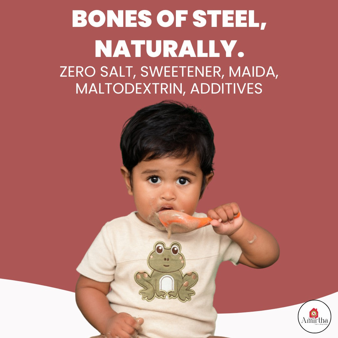 Sprouted Ragi Porridge Mix - 200g - Amirtha Health Foods