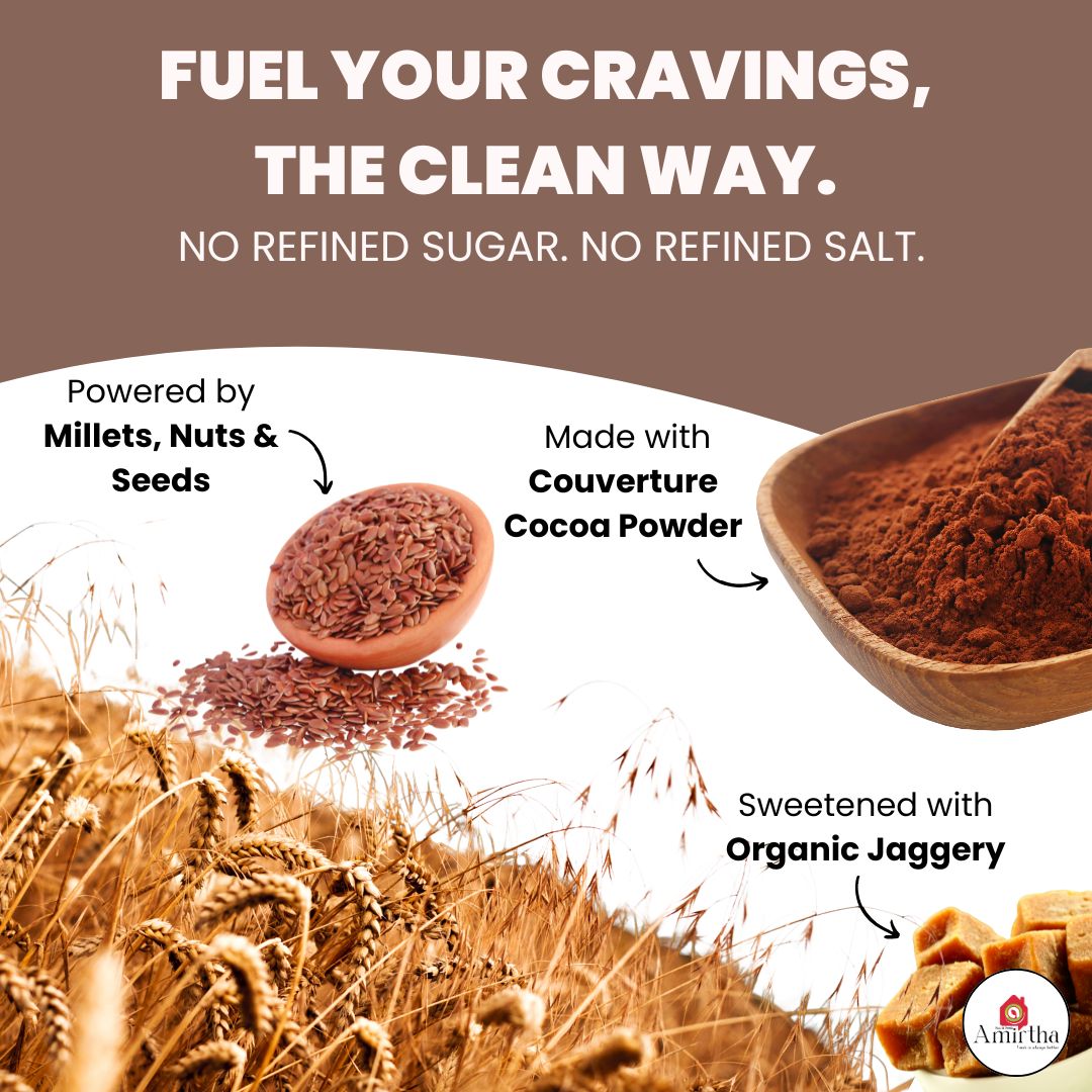 Cocoa Millet Pancake Mix - Amirtha Health Foods