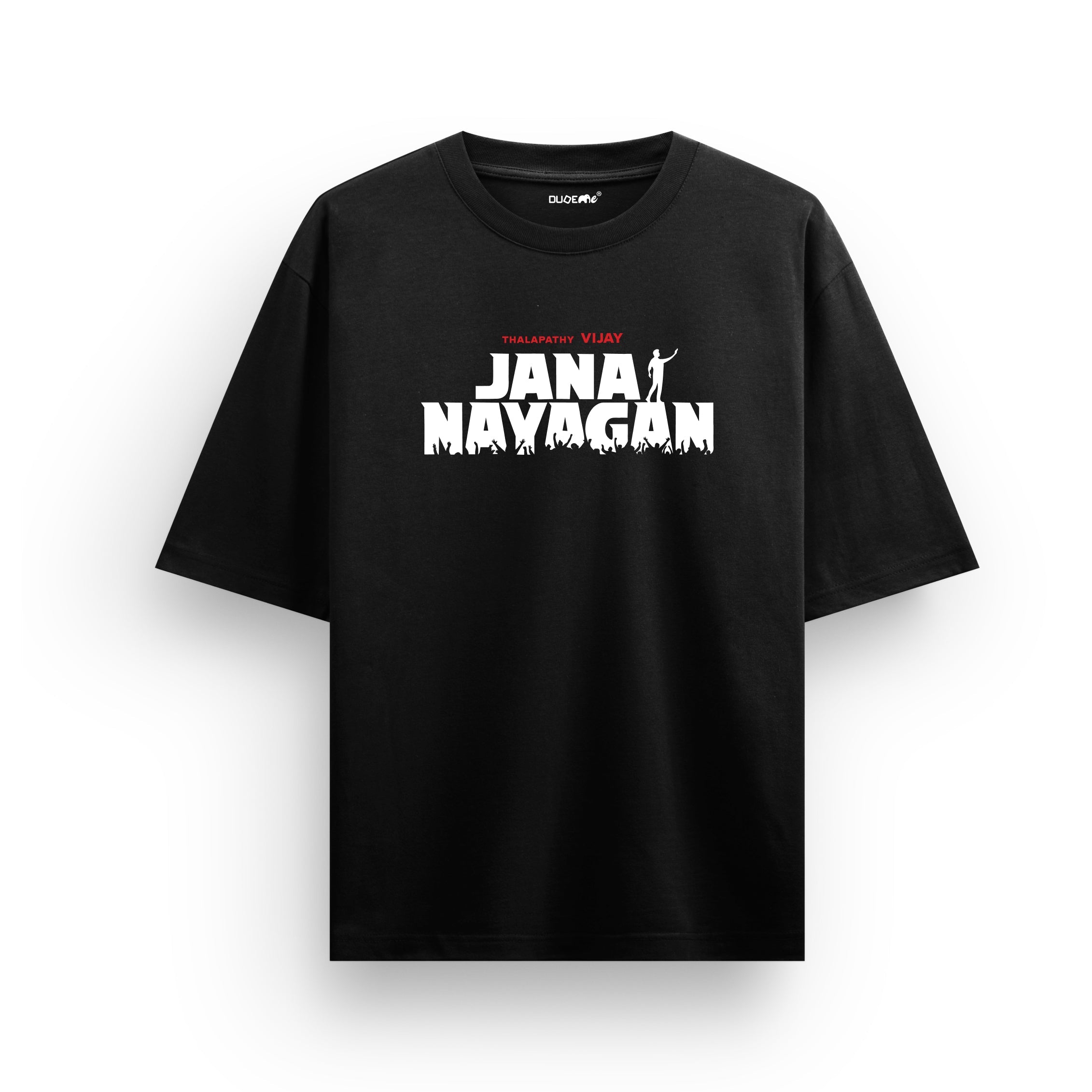 Jana Nayagan Vijay Black T-Shirt - Dudeme
