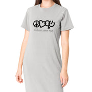 Women Power T-Shirt Dress