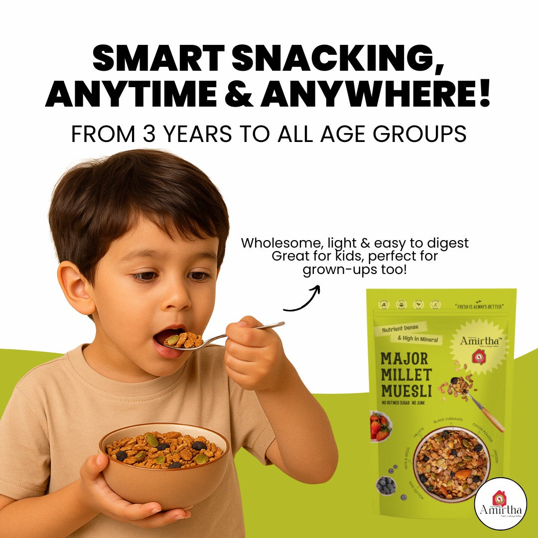 Major Millet Muesli - Amirtha Health Foods