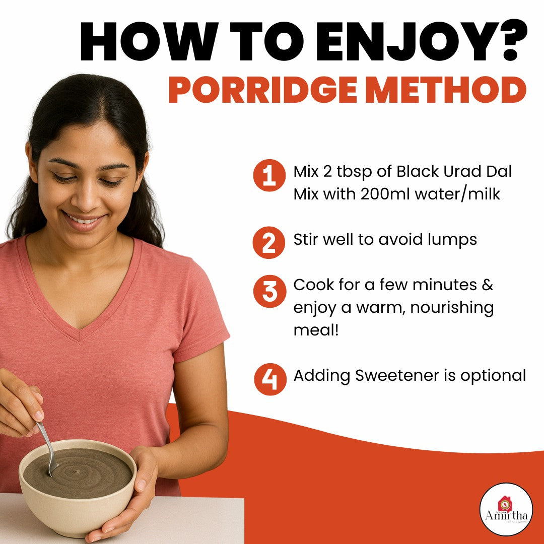 Black Urad Dal Mix - Amirtha Health Foods