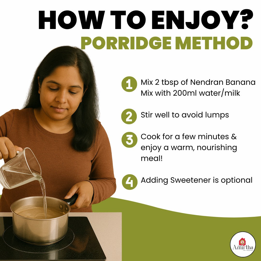 Kerala Nendran Raw Banana Mix - Amirtha Health Foods