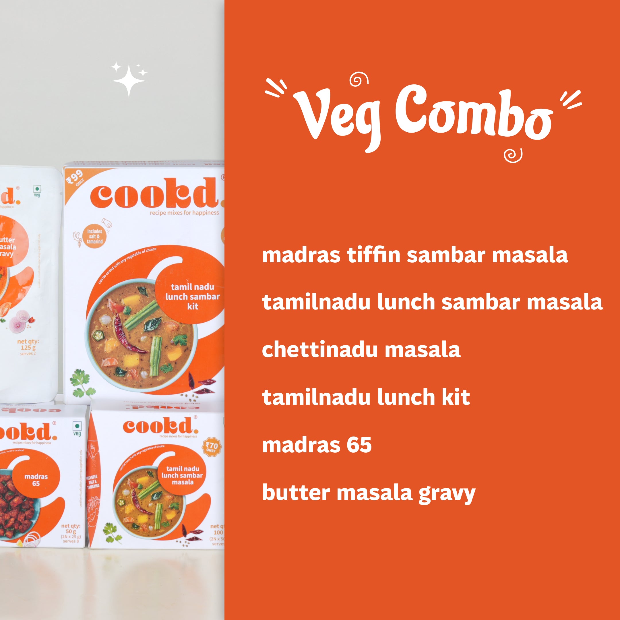 Authentic Veg Combo - Cookd