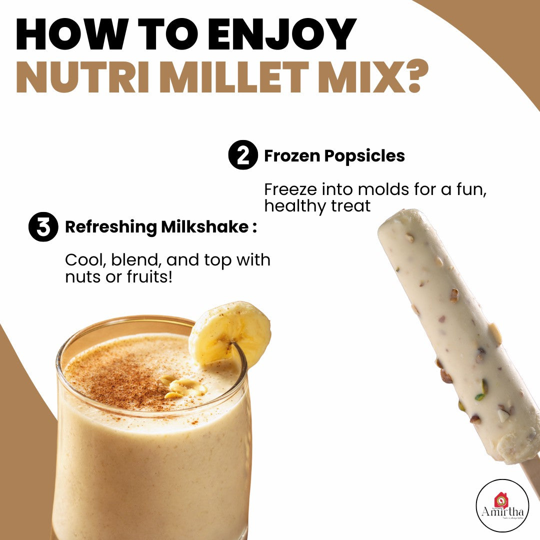 Nutri Millet Drink Mix - Amirtha Health Foods
