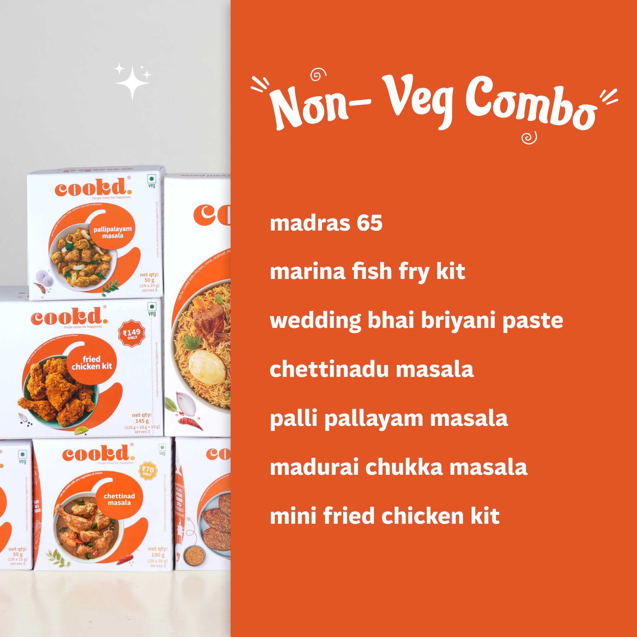 Authentic Non-Veg Masala Pastes - Cookd