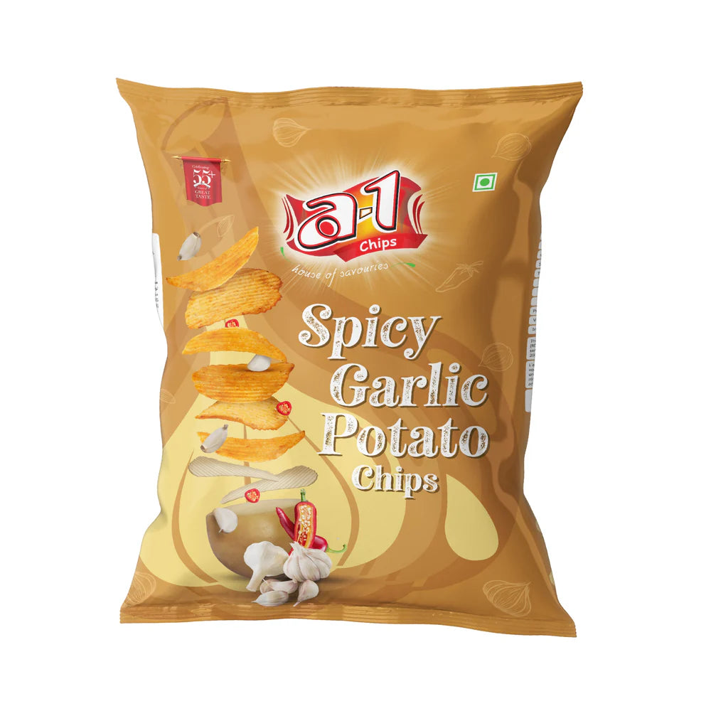 Potato Chips Spicy Garlic - A1 chips