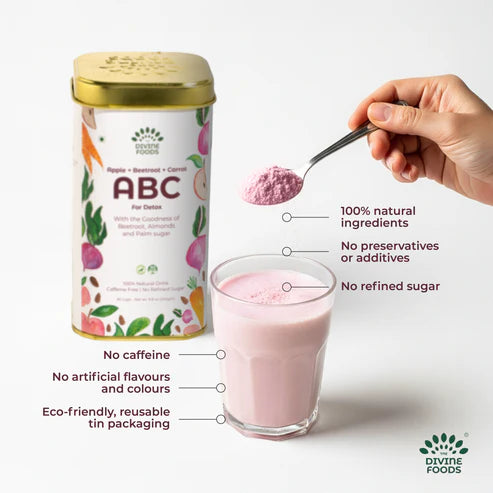 Natural ABC Latte Milk Mix For Skin Glow - Divine Foods
