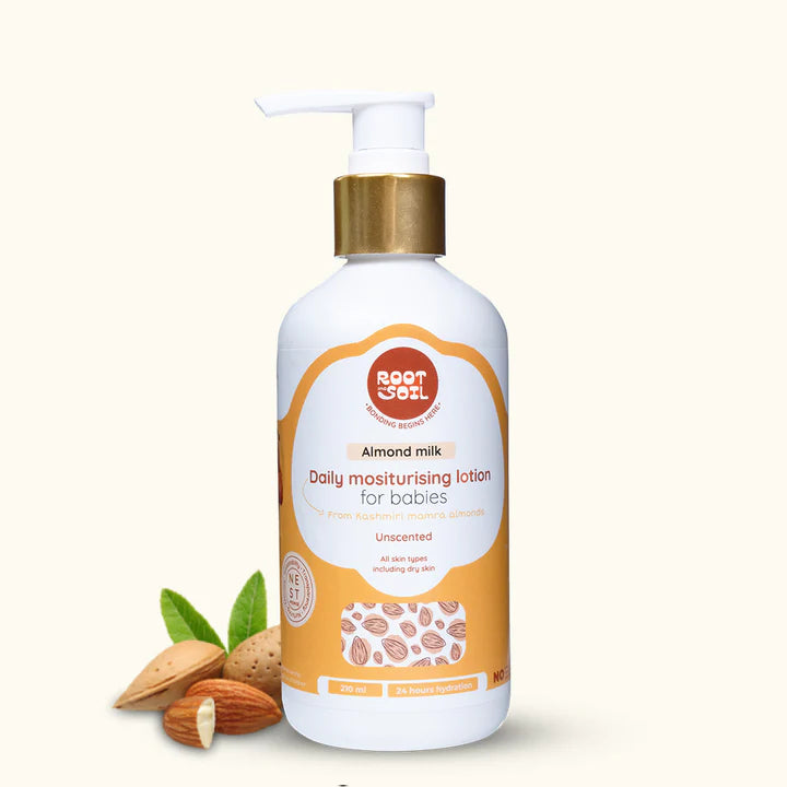 Almond Milk Daily Moisturizing Lotion For Babies Root and Soil