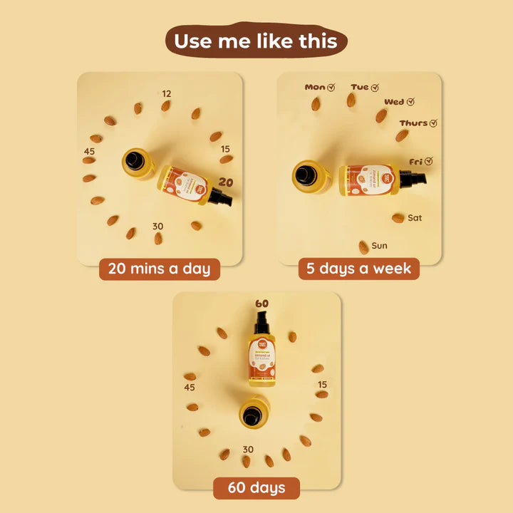 Wood-Pressed Sweet Almond Oil For Babies Root and Soil