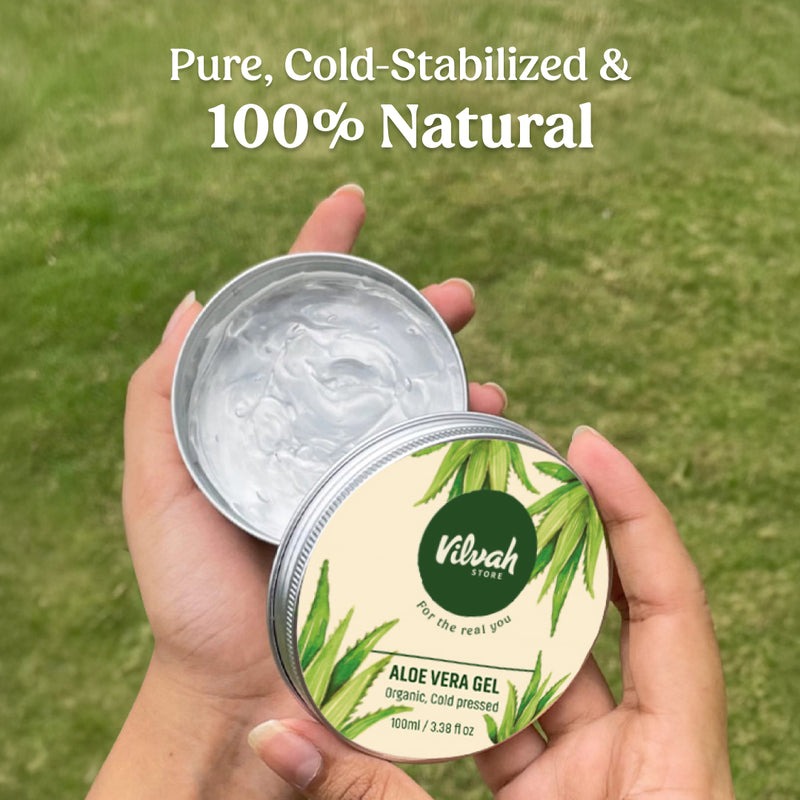 Aloe Vera Gel (Multi-Purpose Skin & Hair Care) - Vilvah