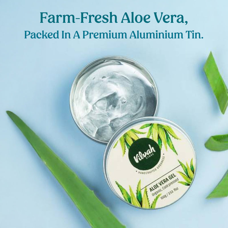 Aloe Vera Gel (Multi-Purpose Skin & Hair Care) - Vilvah