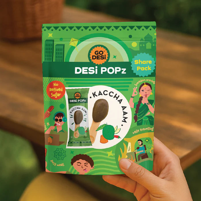 Popz pack of 8 - Kachha aam - GO DESi