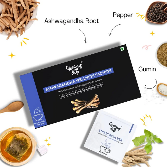 Dip Soup - Ashwagandha Wellness Sachet - Keerai Kadai