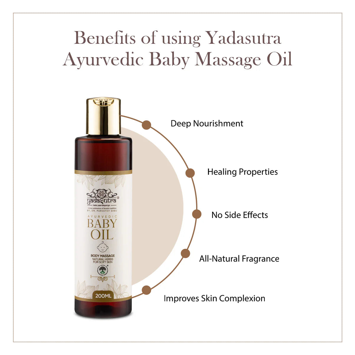 Ayurvedic Baby Massage Oil - YadaSutra