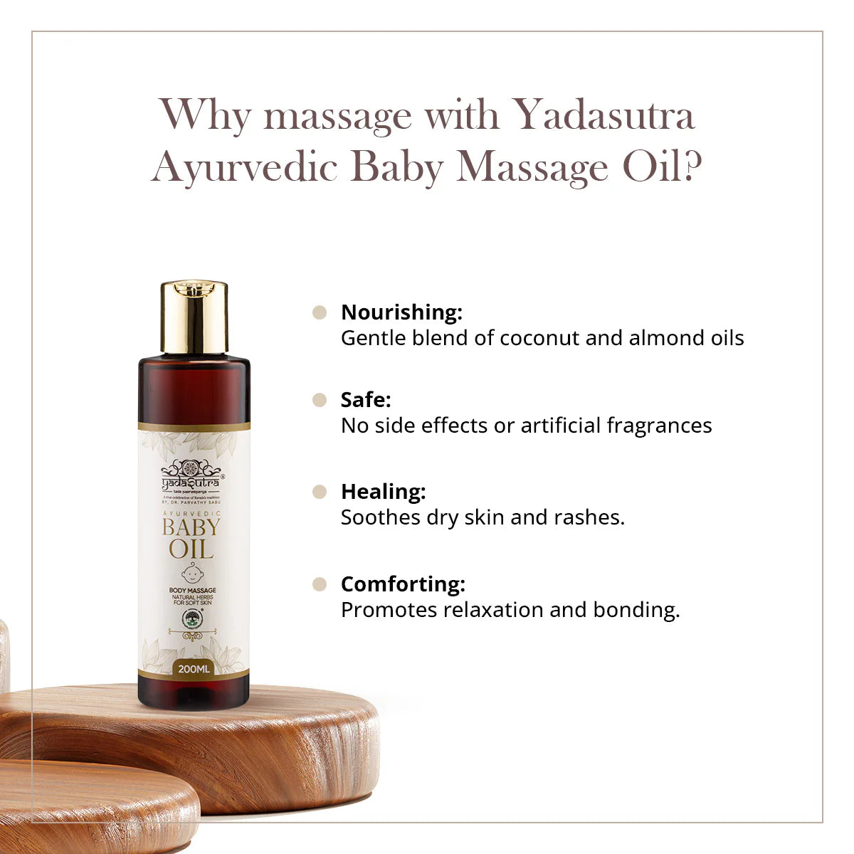 Ayurvedic Baby Massage Oil - YadaSutra