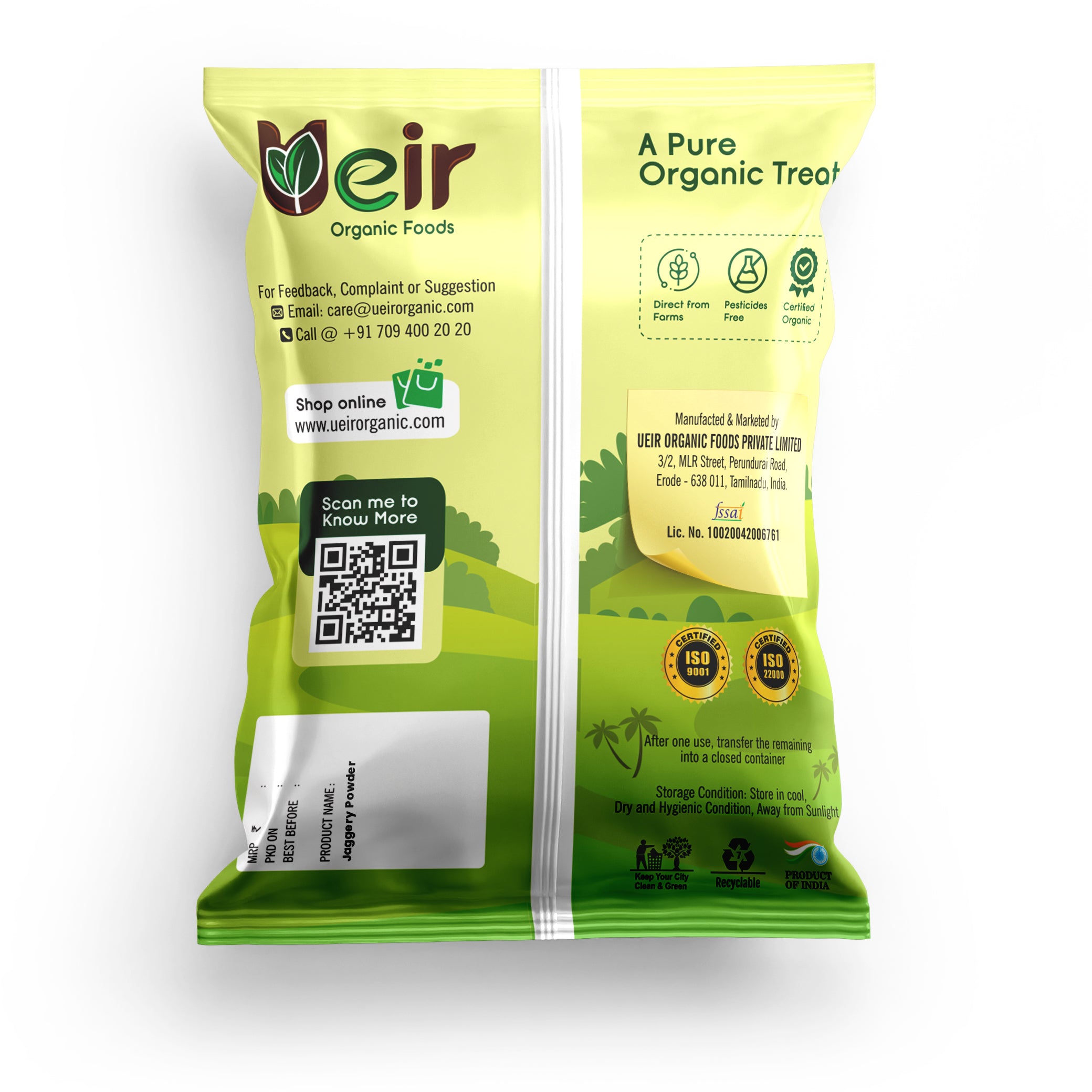 Jaggery Powder - Ueir Organic