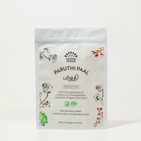Paruthi Paal-Cotton Seed Instant Latte Mix - Divine Foods