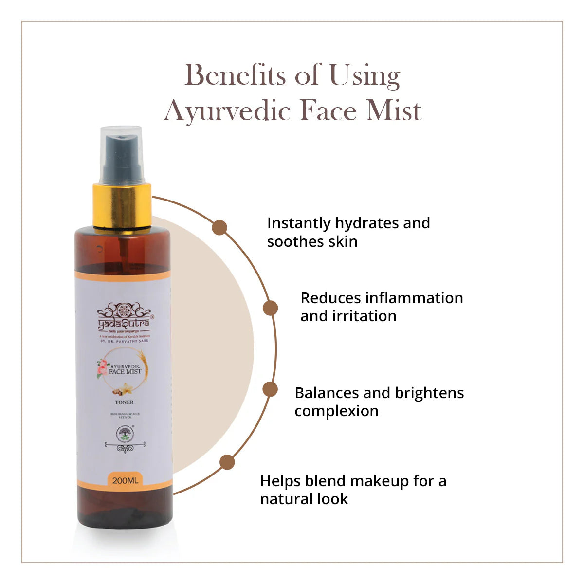 Ayurvedic Face Mist (200ml) - YadaSutra