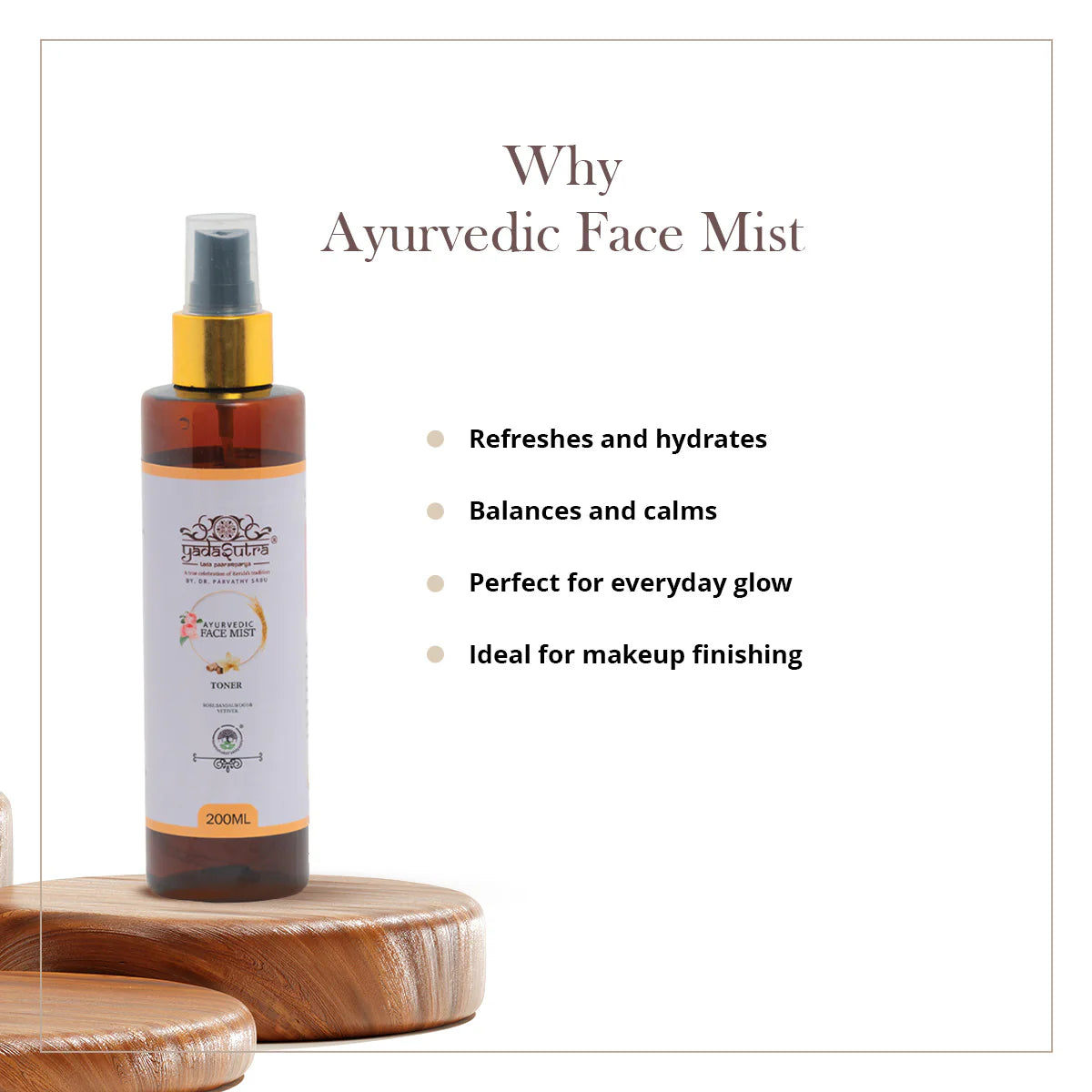 Ayurvedic Face Mist (200ml) - YadaSutra