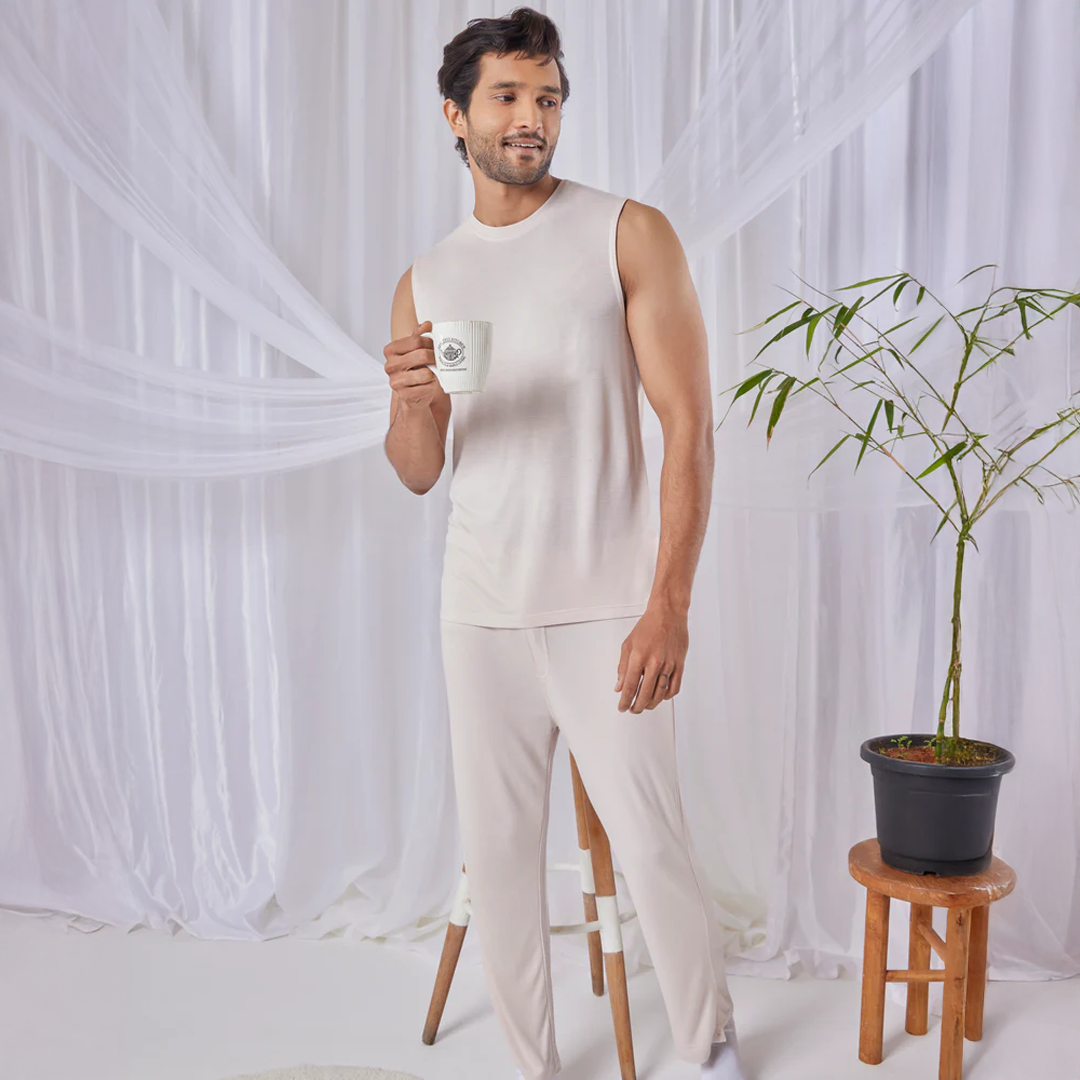 Urbanite Bamboo Pant(Irish Cream) - Soft Sleep