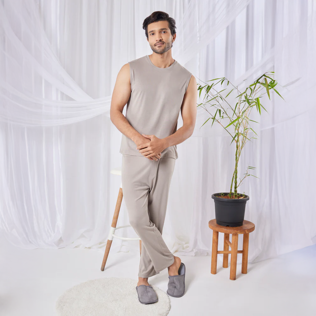 Urbanite Bamboo Pant(Grey Mocha) - Soft Sleep