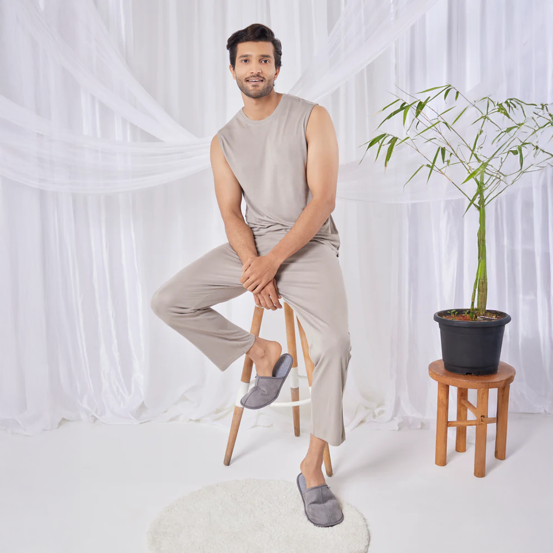 Urbanite Bamboo Pant(Grey Mocha) - Soft Sleep