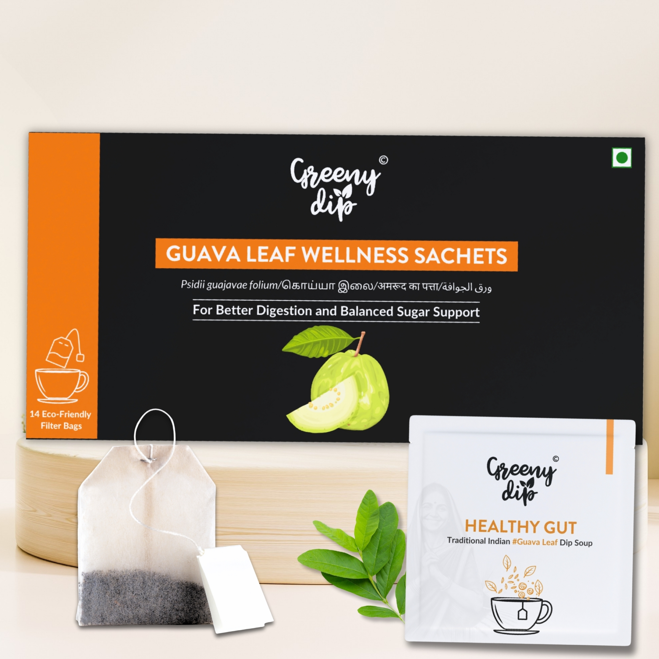 Dip Soup - Guava Leaf Wellness Sachet - Keerai Kadai
