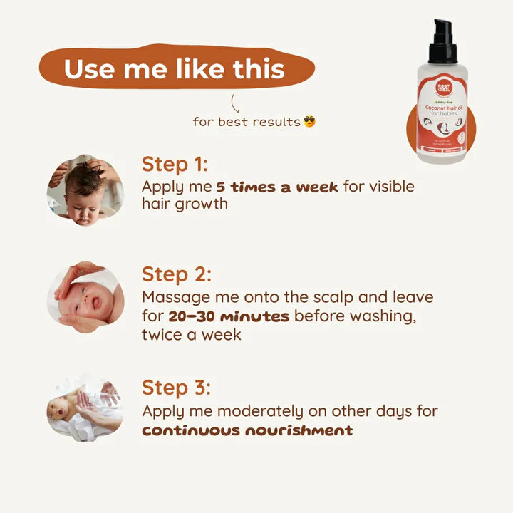 Coconut Hair Oil For Babies Root and Soil
