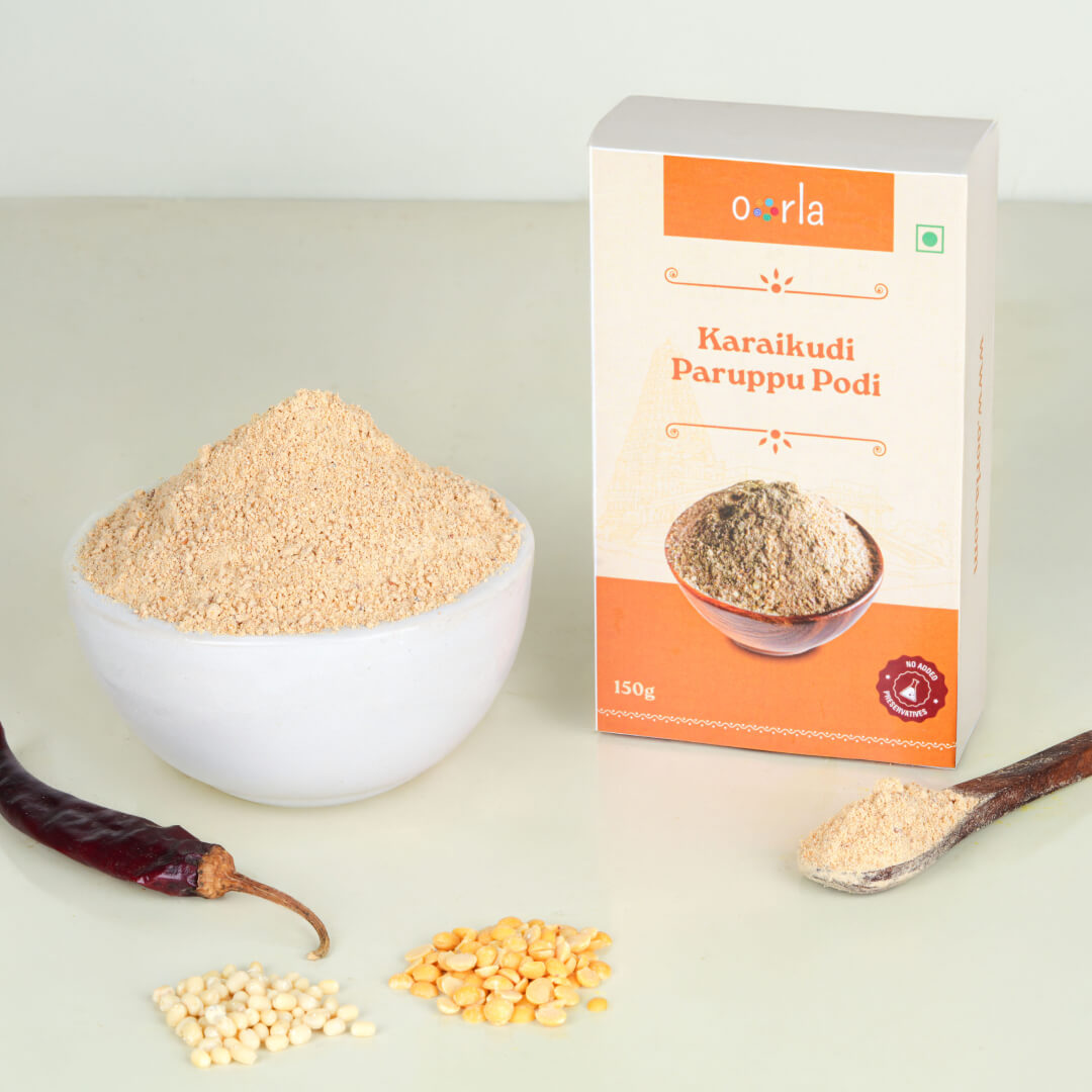 Karaikudi Paruppu Podi - Oorla