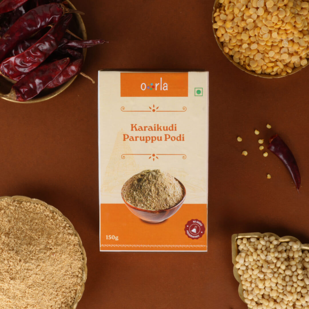 Karaikudi Paruppu Podi - Oorla