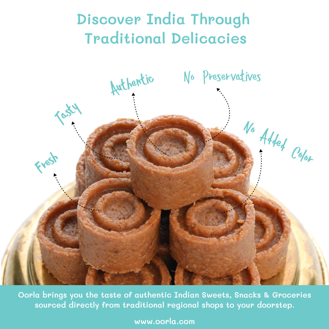 Karur Thenga Mittai (Soft Coconut Mittai) - Oorla