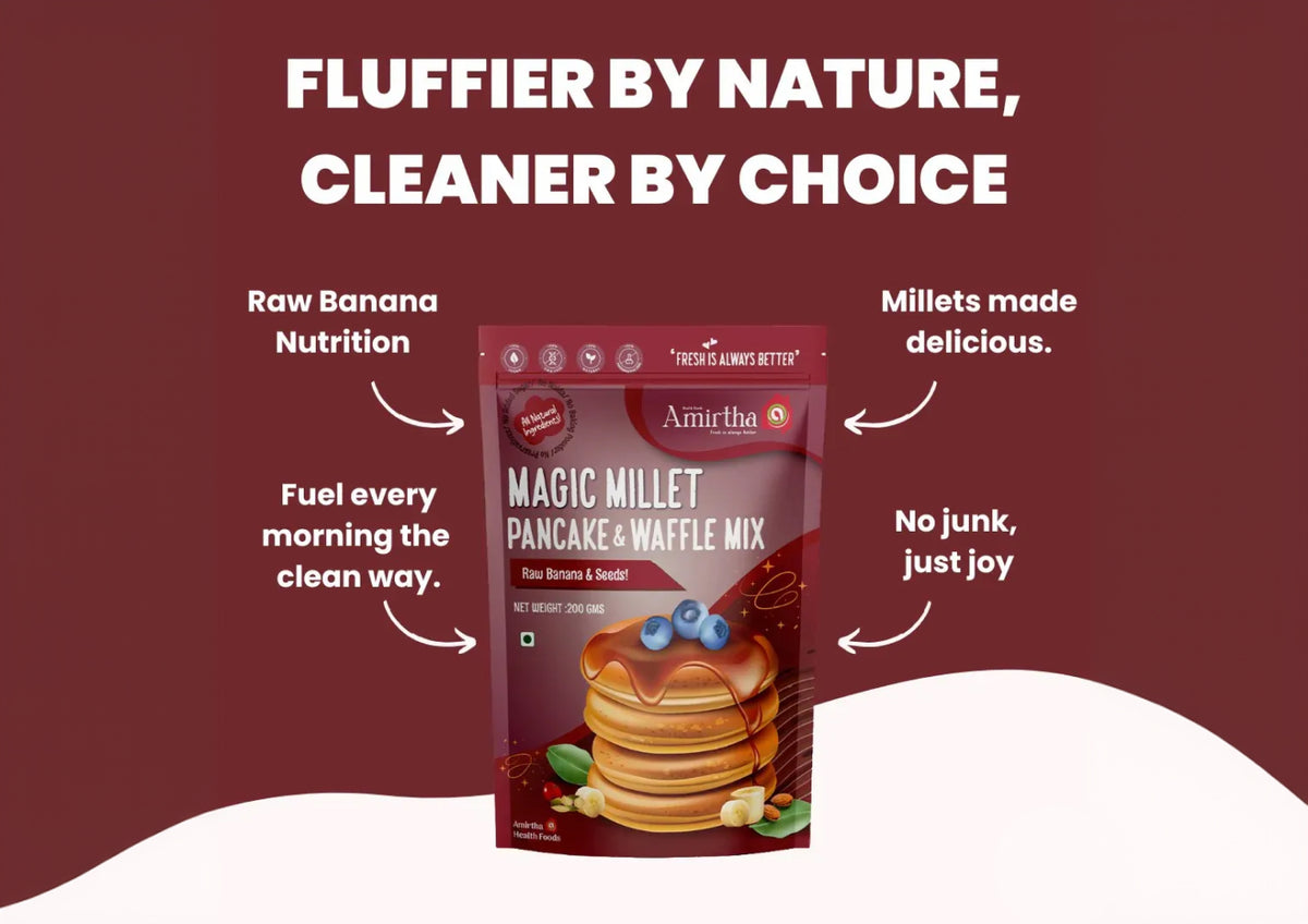 Magic Time Pancake Magic Millet Pancake - Amirtha Health Foods | IndiThings