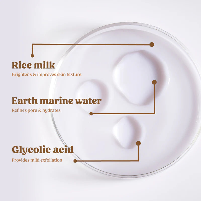 Milk Face Toner (Earth marine water - Pore minimise) - Vilvah